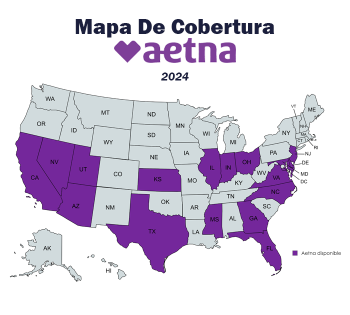 Seguro Médico Aetna Mapa